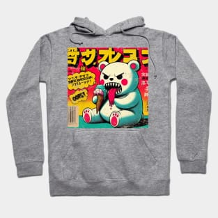 White Bear Eating Ice Cream Hoodie